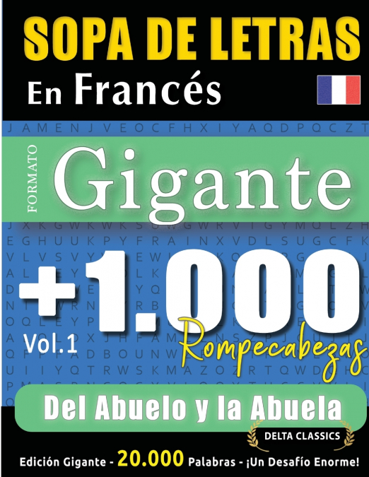 SOPA DE LETRAS EN FRANCÉS FORMATO GIGANTE