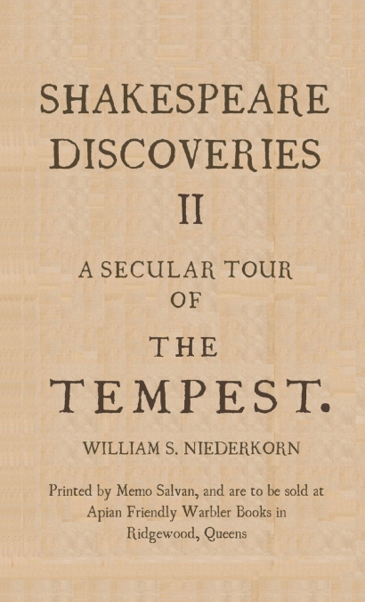 Shakespeare Discoveries II