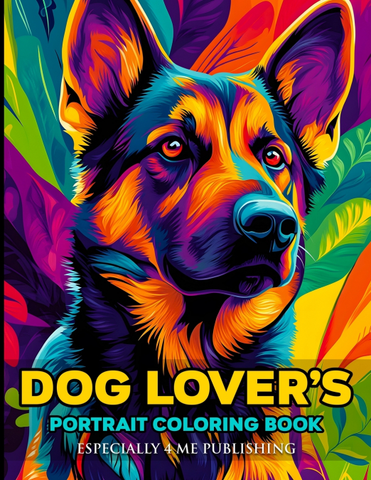 Dog Lover’s Portrait Coloring Book