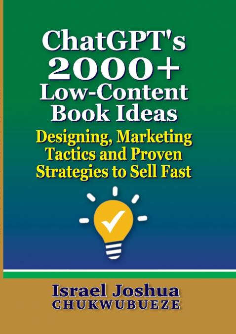 ChatGPT’s 2000+ Low-Content Book Ideas