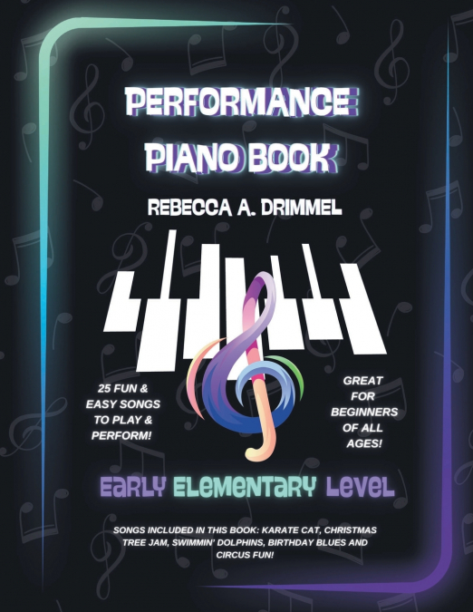 Performance piano book