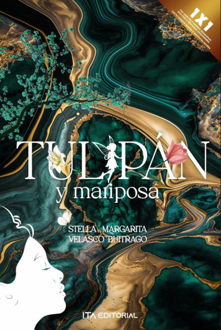 Tulipán y mariposa