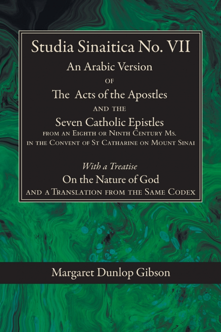 Studia Sinaitica No. VII