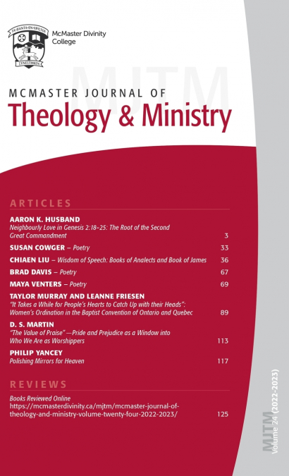 McMaster Journal of Theology and Ministry