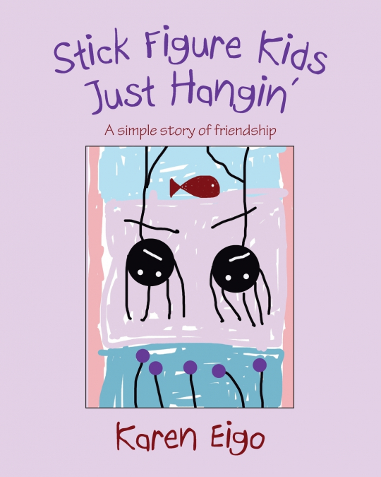 Stick Figure Kids Just Hangin’