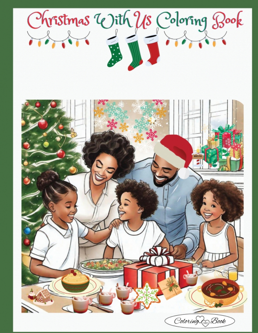 Christmas with us coloring book