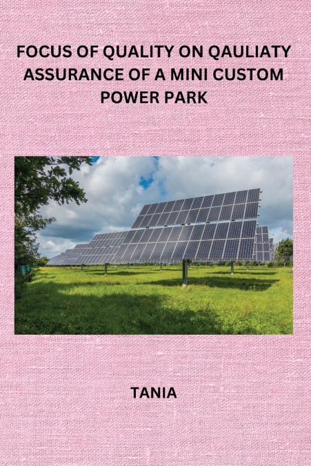 FOCUS OF QUALITY ON QAULIATY ASSURANCE OF A MINI CUSTOM POWER PARK