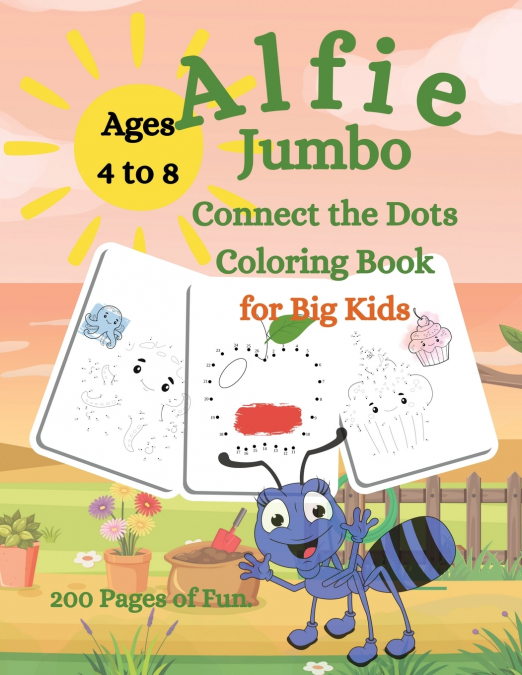 Alfie Jumbo Connect the Dots Coloring Book for Big Kids
