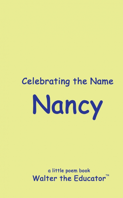 Celebrating the Name Nancy