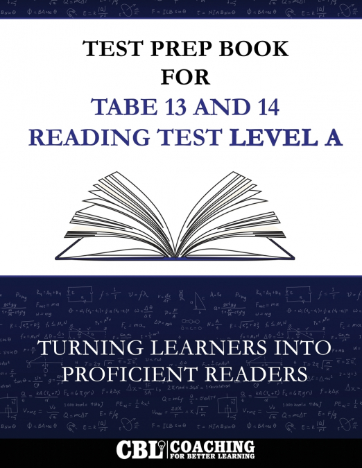 Test Prep Book for  TABE 13 and 14 Reading Test Level A