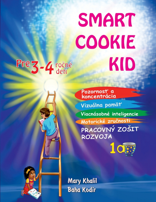 Smart Cookie Kid pre 3-4 ročné deti Pracovný zošit rozvoja 1A