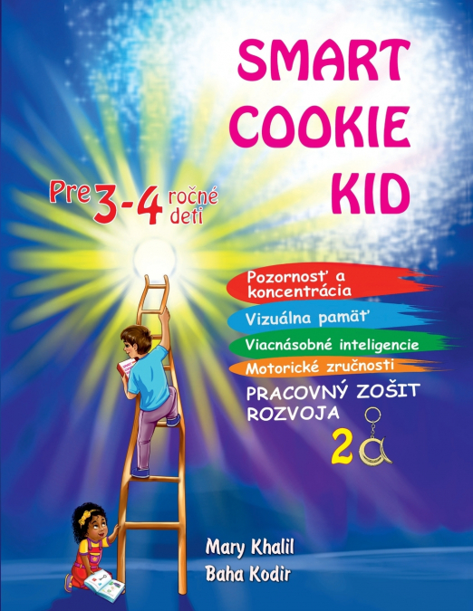 Smart Cookie Kid pre 3-4 ročné deti Pracovný zošit rozvoja 2A