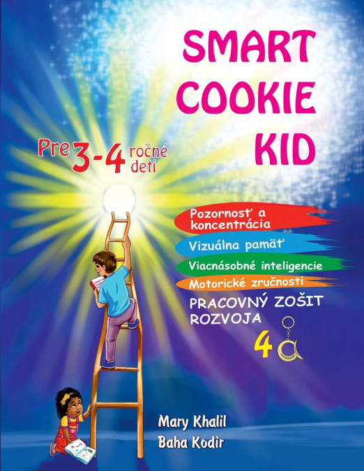 Smart Cookie Kid pre 3-4 ročné deti Pracovný zošit rozvoja 4A