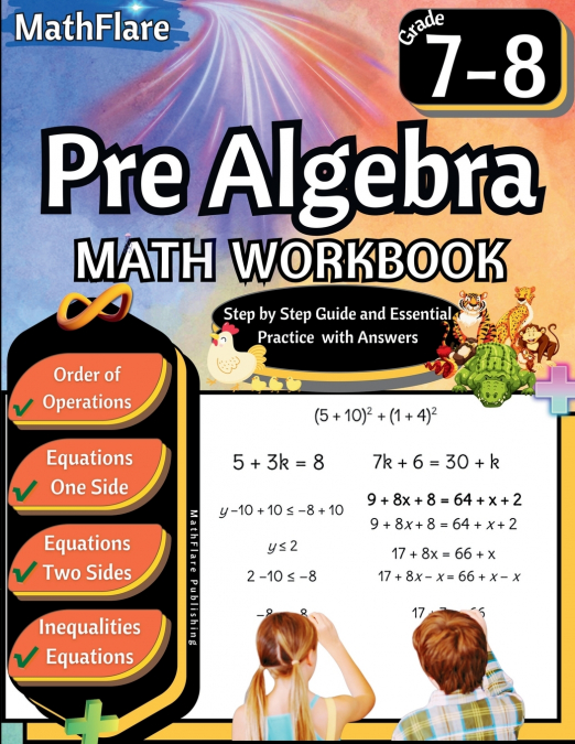 Pre Algebra Workbook 7th and 8th Grade