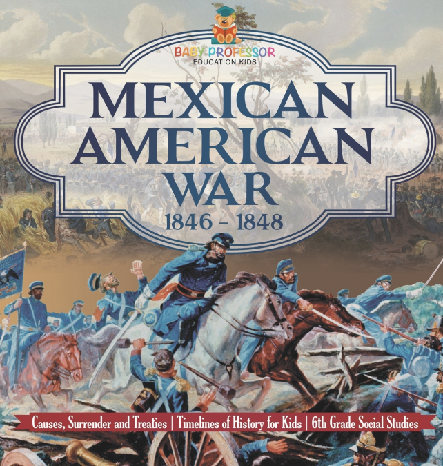 Mexican American War 1846 - 1848 - Causes, Surrender and Treaties | Timelines of History for Kids | 6th Grade Social Studies