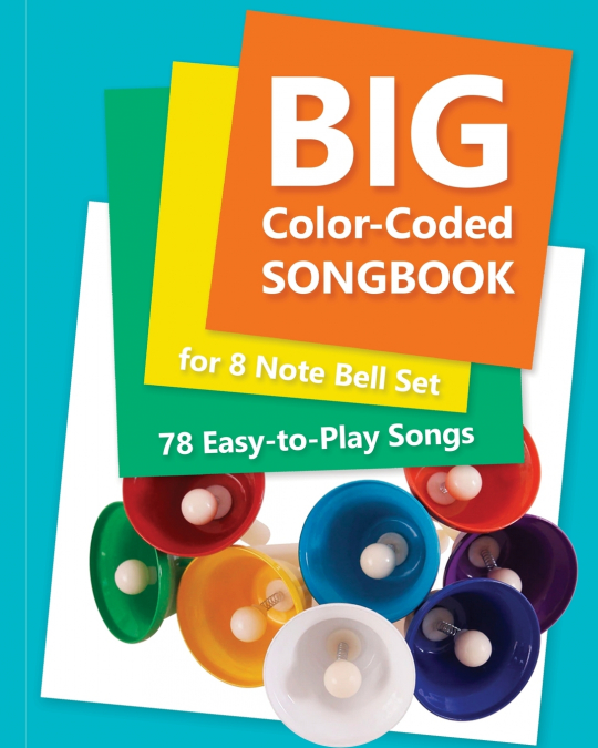 Big Color-Coded Songbook for 8 Note Bell Set