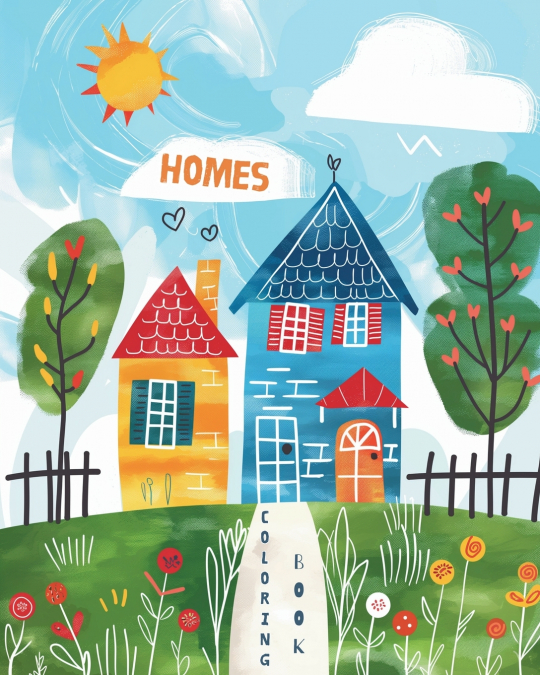 Homes - Coloring Book
