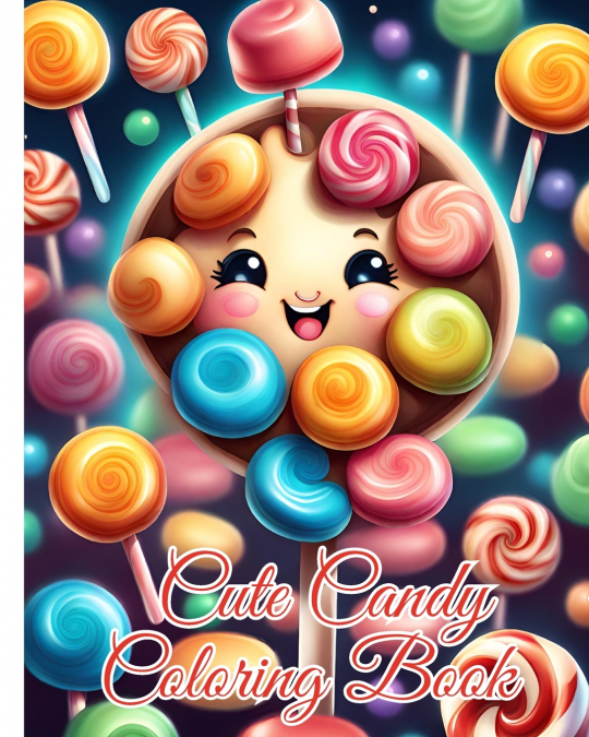 Cute Candy Coloring Book