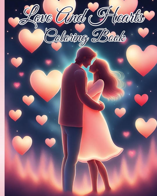Love And Hearts Coloring Book