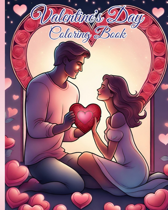 Valentine’s Day Adult Coloring Book