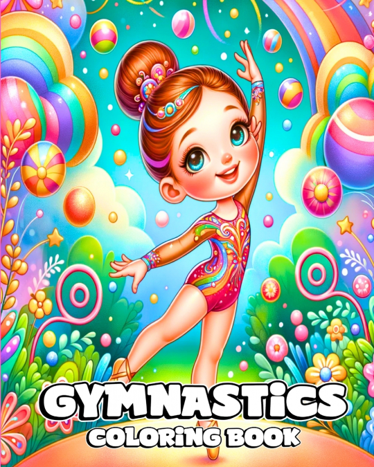 Gymnastics Coloring Book