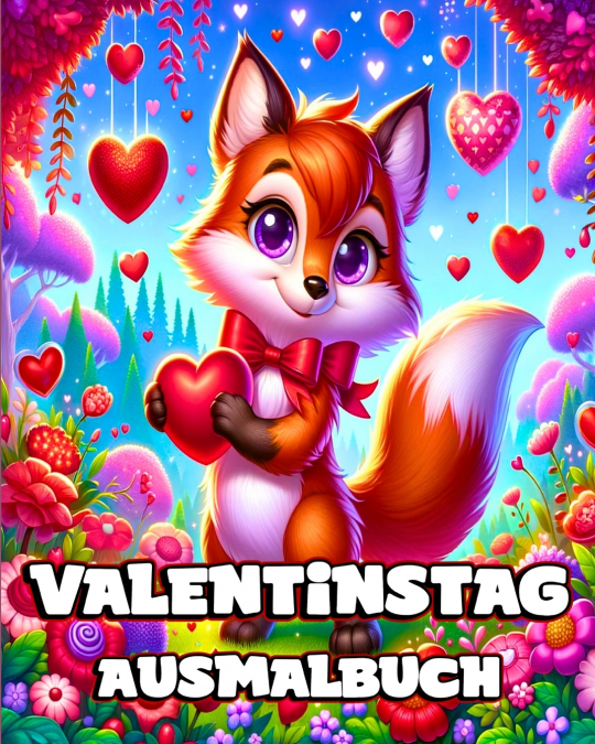 Valentinstag Ausmalbuch