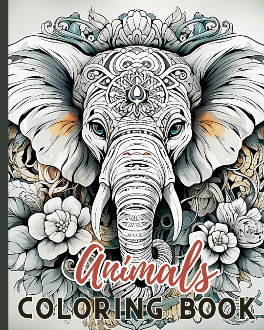 Animals Coloring Book For Kids Ages 4+