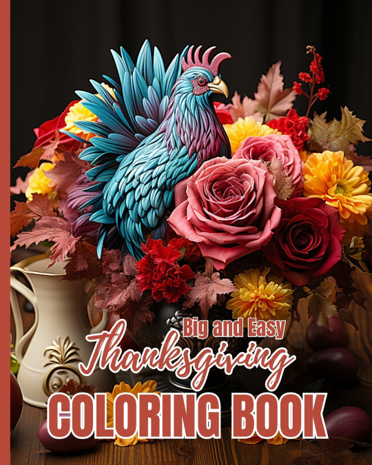 Big and Easy Thanksgiving Coloring Book