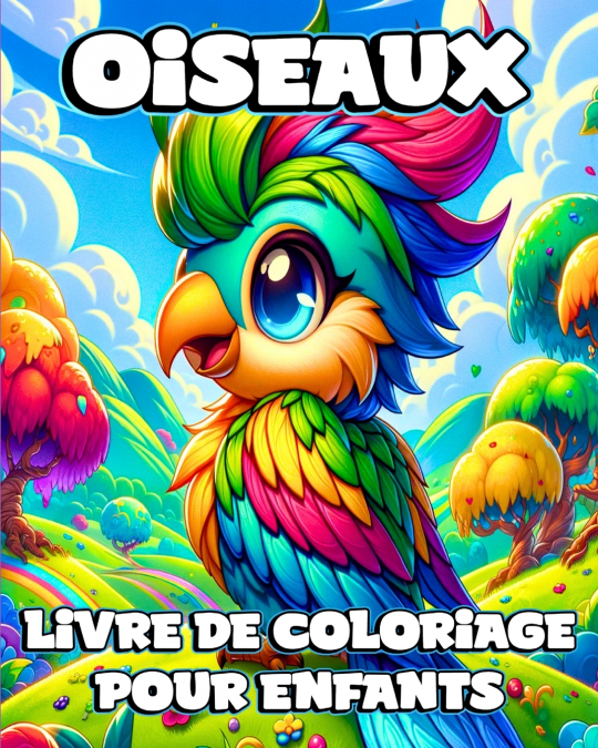 Livre de Coloriage d’Oiseaux pour Enfants