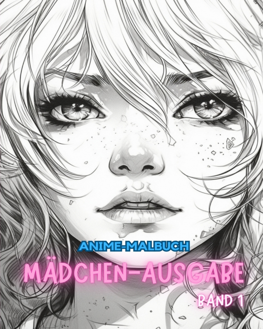 Anime-Malbuch  MÄDCHEN-AUSGABE Band 1