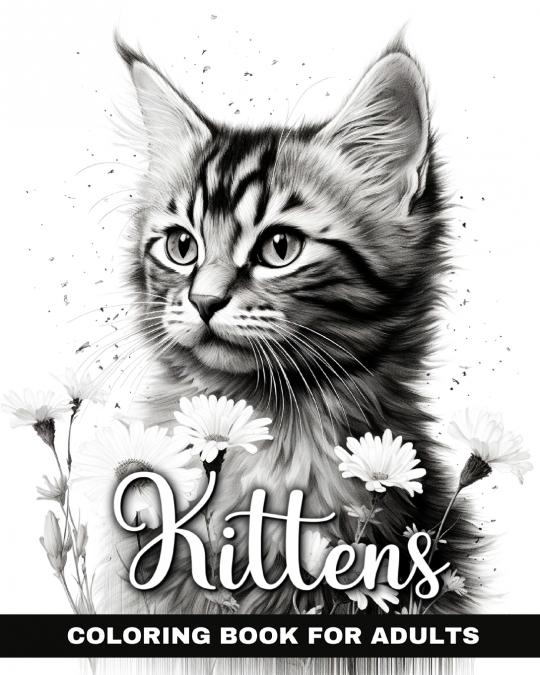 Kittens Coloring Book for Adults