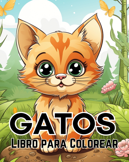 Libro para Colorear de Gatos para Niños de 8 a 12 años