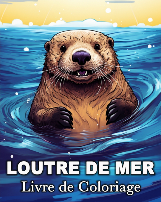 Loutre de Mer Livre de Coloriage