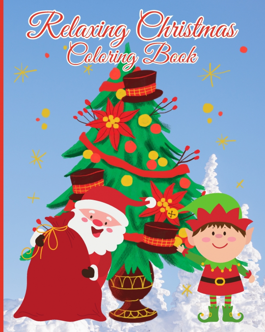Relaxing Christmas Coloring Book