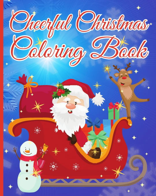 Cheerful Christmas Coloring Book