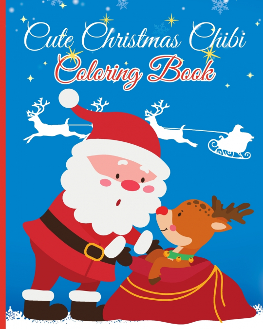 Cute Christmas Chibi Coloring Book