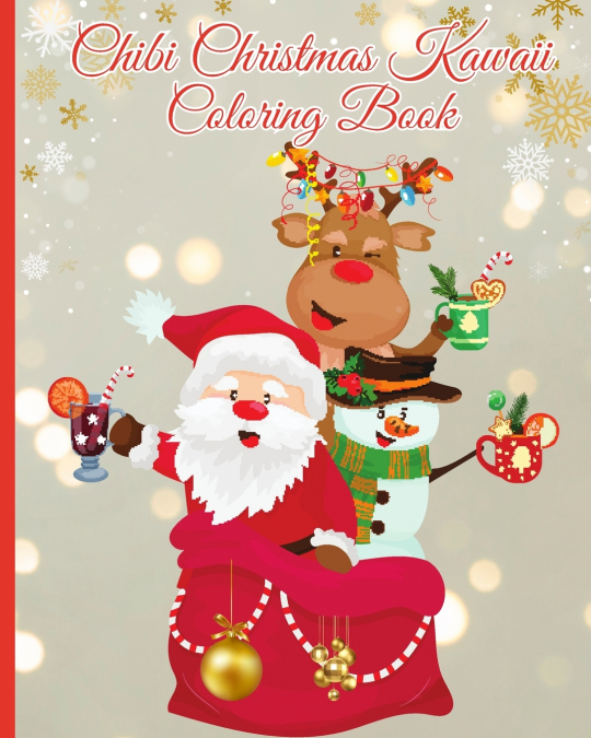 Chibi Christmas Kawaii Coloring Book