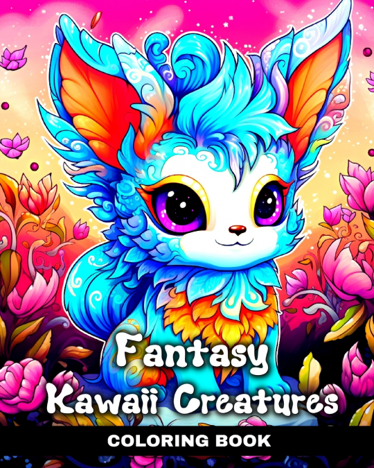 Fantasy Kawaii Creatures Coloring Book