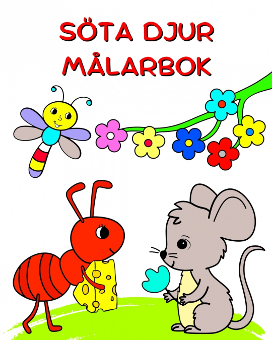 Söta Djur Målarbok