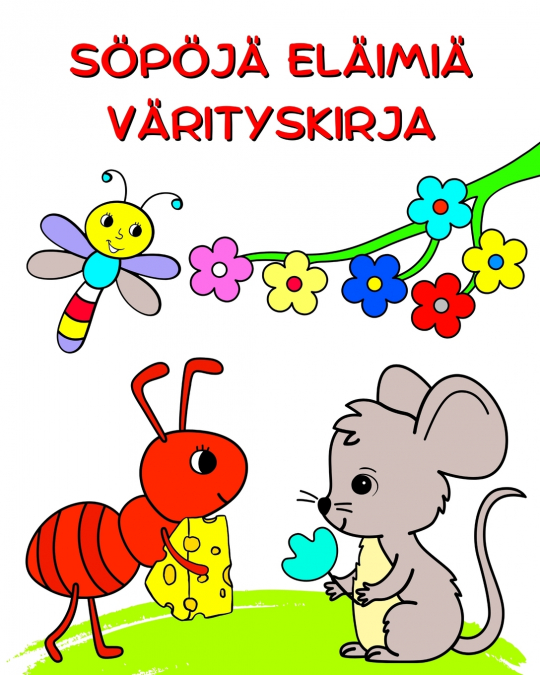 Söpöjä Eläimiä Värityskirja