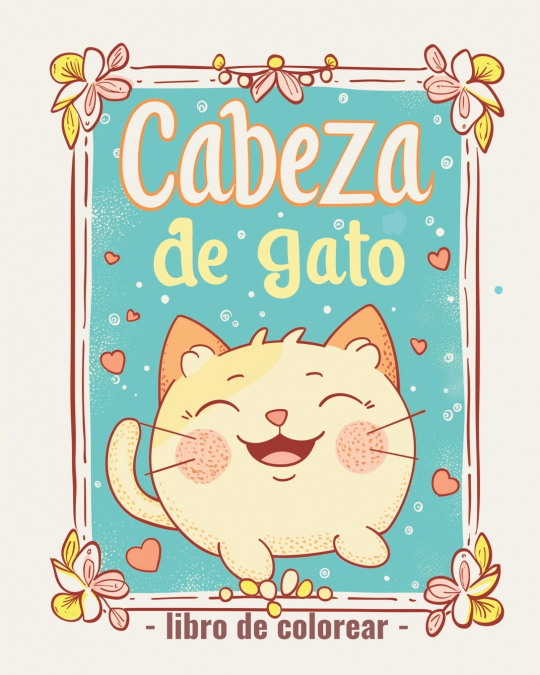 Cabeza de gato - Libro de colorear para niños