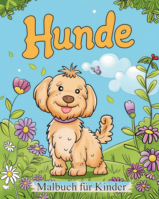 Hunde - Malbuch für Kinder