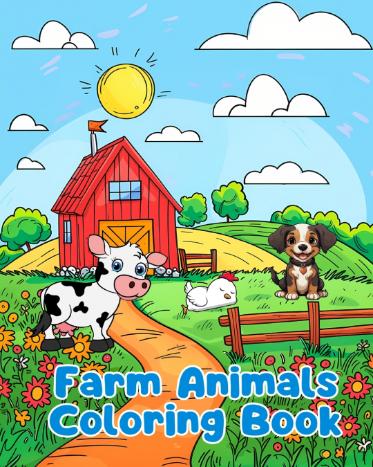 Farm Animals Coloring Book