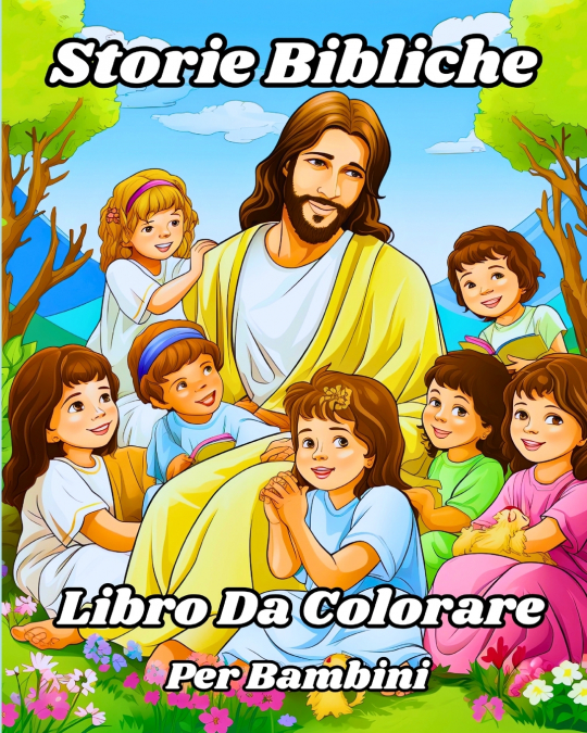 Libro da Colorare delle Storie Bibliche per Bambini