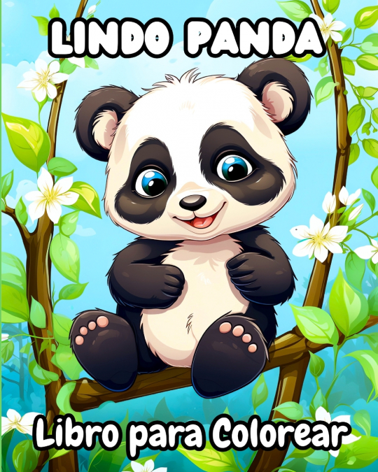 Lindo Panda Libro para Colorear