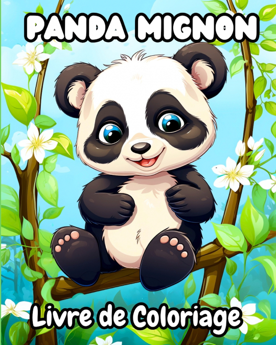 Livre de Coloriage Panda Mignon