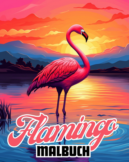 Flamingo-Malbuch