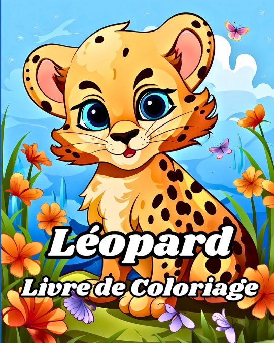 Livre de Coloriage Léopard