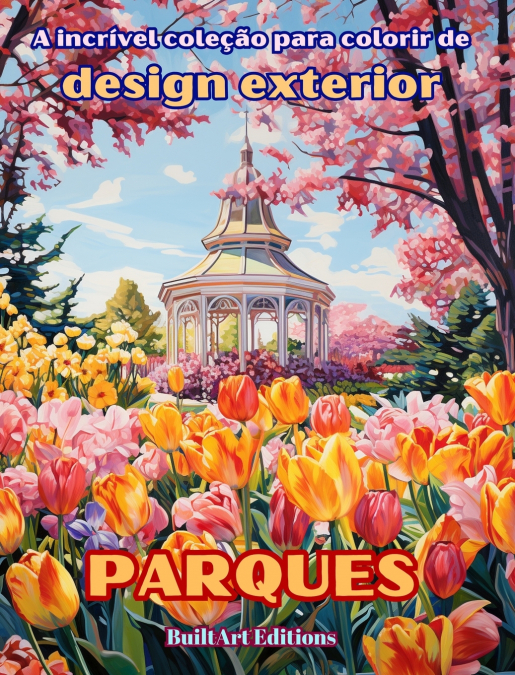 A incrível coleção para colorir de design exterior