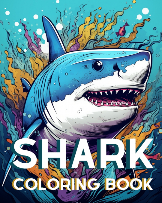 Shark Coloring Book For Adults